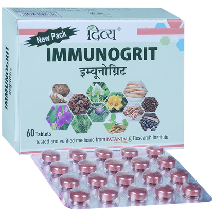 Patanjali Divya Immunogrit - 60 Tablets